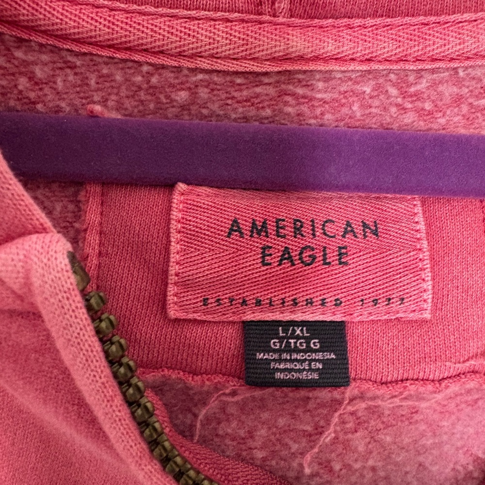 American Eagle Outfitters Pink Hoodie - Picture 3 of 3